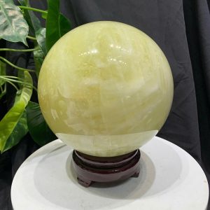 BI CẦU THẠCH ANH VÀNG, ĐK: 15.2cm – KL: 4.826kg