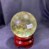 BI CẦU THẠCH ANH VÀNG CHẤT TRONG - CITRINE SPHERE, ĐK: 5.63cm – KL: 250g