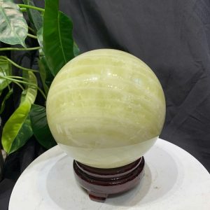 BI CẦU THẠCH ANH VÀNG, ĐK: 12.8cm – KL: 2.902kg