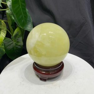 BI CẦU THẠCH ANH VÀNG, ĐK: 9.7cm – KL: 1.266kg