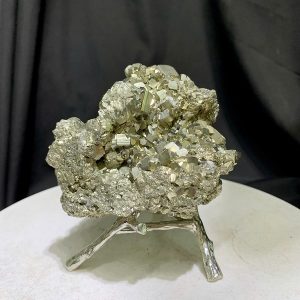 TINH THỂ ĐÁ VÀNG GĂM - PYRITE CHẤT LƯỢNG CAO KT: 10x8.6cm, KL: 800g