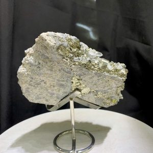 TINH THỂ ĐÁ VÀNG GĂM - PYRITE CHẤT LƯỢNG CAO KT: 14.3x11.8cm, KL: 1.104kg