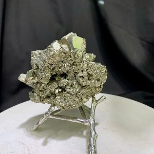TINH THỂ ĐÁ VÀNG GĂM - PYRITE CHẤT LƯỢNG CAO KT: 10x8.6cm, KL: 800g