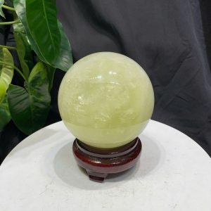 BI CẦU THẠCH ANH VÀNG, ĐK: 9.7cm – KL: 1.266kg