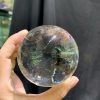BI CẦU THẠCH ANH TRẮNG TRONG VIP, ĐK: 7.4cm, KL: 578g