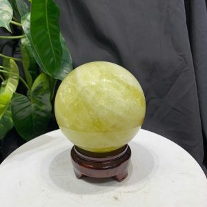 BI CẦU THẠCH ANH VÀNG, ĐK: 9.7cm – KL: 1.25kg