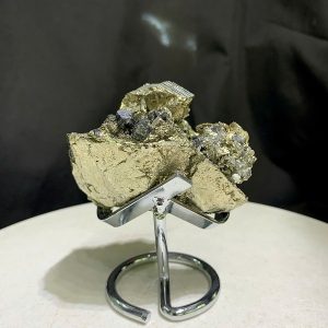 TINH THỂ ĐÁ VÀNG GĂM - PYRITE CHẤT LƯỢNG CAO KT: 7.5x5.6cm, KL: 298g