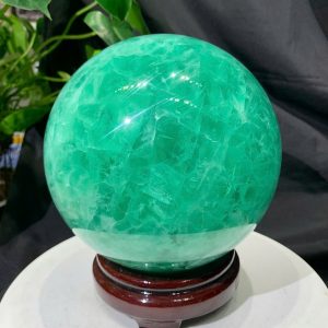 Bi Cầu Fluorite Xanh - Green Fluorite, ĐK: 15.5cm, KL: 6.08kg