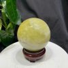BI CẦU THẠCH ANH VÀNG, ĐK: 10cm – KL: 1.398kg
