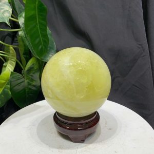 BI CẦU THẠCH ANH VÀNG, ĐK: 9.7cm – KL: 1.266kg