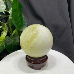 BI CẦU THẠCH ANH VÀNG, ĐK: 9.7cm – KL: 1.266kg