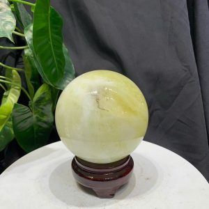 BI CẦU THẠCH ANH VÀNG, ĐK: 9.7cm – KL: 1.266kg
