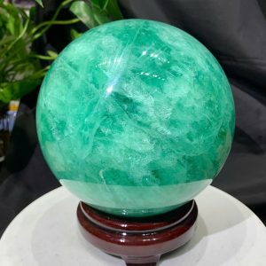 Bi Cầu Fluorite Xanh - Green Fluorite, ĐK: 15.5cm, KL: 6.08kg