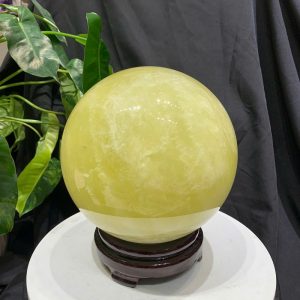 BI CẦU THẠCH ANH VÀNG, ĐK: 15.9cm – KL: 5.45kg