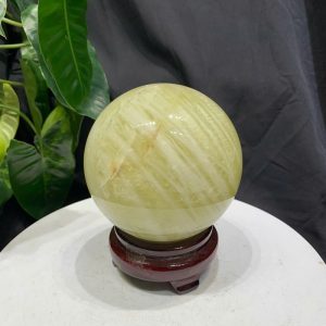 BI CẦU THẠCH ANH VÀNG, ĐK: 10.2cm – KL: 1.436kg
