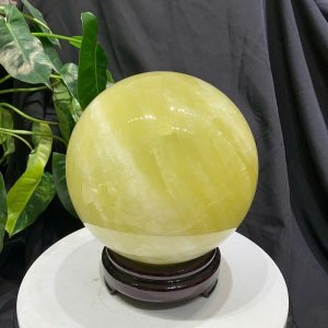 BI CẦU THẠCH ANH VÀNG, ĐK: 15.9cm – KL: 5.45kg