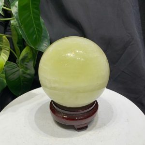 BI CẦU THẠCH ANH VÀNG, ĐK: 10.2cm – KL: 1.436kg