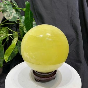 BI CẦU THẠCH ANH VÀNG, ĐK: 14cm – KL: 3.77kg