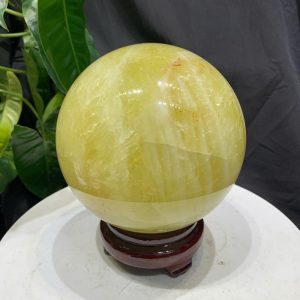 BI CẦU THẠCH ANH VÀNG, ĐK: 12.1cm – KL: 2.446kg