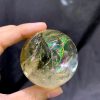 BI CẦU THẠCH ANH VÀNG CHẤT TRONG - CITRINE SPHERE, ĐK: 5.3cm – KL: 204g