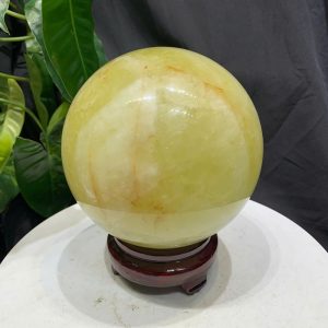 BI CẦU THẠCH ANH VÀNG, ĐK: 12.1cm – KL: 2.446kg