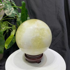 BI CẦU THẠCH ANH VÀNG, ĐK: 14cm – KL: 3.77kg
