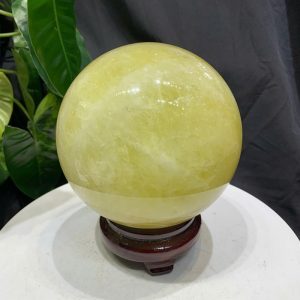 BI CẦU THẠCH ANH VÀNG, ĐK: 12.1cm – KL: 2.446kg
