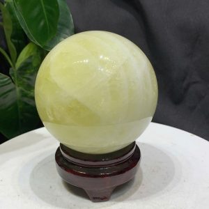 BI CẦU THẠCH ANH VÀNG, ĐK: 9.2cm – KL: 1.096kg