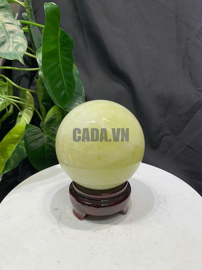 BI CẦU THẠCH ANH VÀNG, ĐK: 9.2cm – KL: 1.096kg