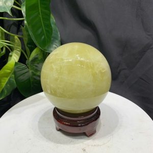 BI CẦU THẠCH ANH VÀNG, ĐK: 9.4cm – KL: 1.146kg