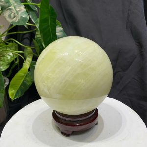 BI CẦU THẠCH ANH VÀNG, ĐK: 12.1cm – KL: 2.46kg