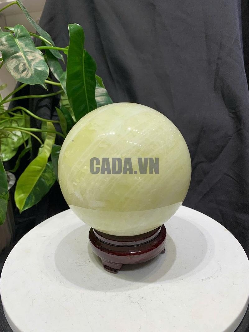 BI CẦU THẠCH ANH VÀNG, ĐK: 12.1cm – KL: 2.46kg