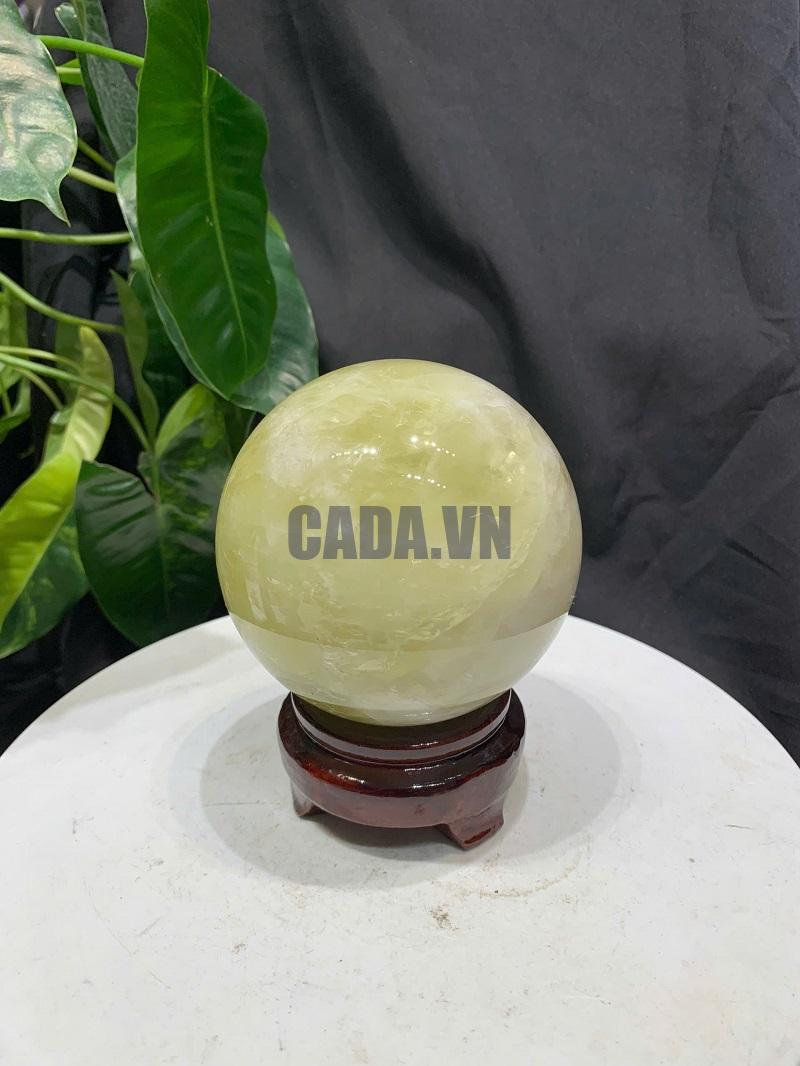 BI CẦU THẠCH ANH VÀNG, ĐK: 9.4cm – KL: 1.146kg