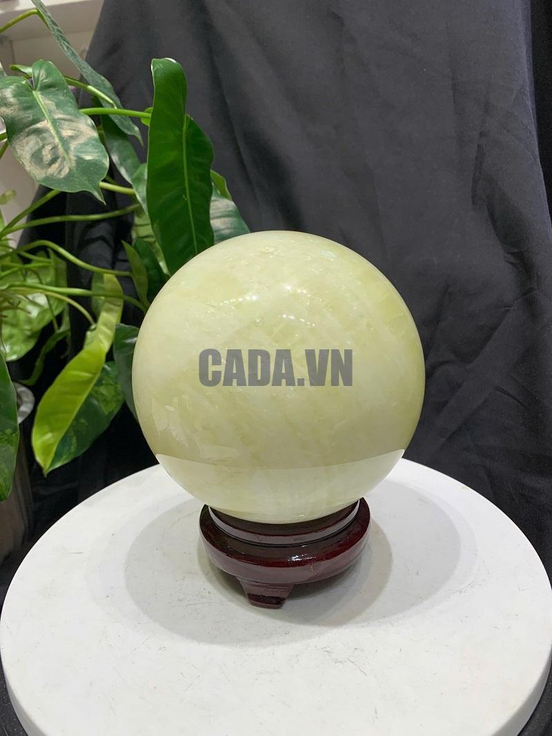 BI CẦU THẠCH ANH VÀNG, ĐK: 12.1cm – KL: 2.46kg