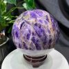 Bi cầu Thạch Anh Tím Vân - Dream Amethyst, ĐK: 15.6cm, KL: 5.15kg