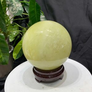 BI CẦU THẠCH ANH VÀNG, ĐK: 12.6cm – KL: 2.704kg