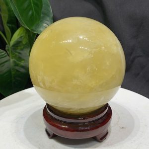 BI CẦU THẠCH ANH VÀNG, ĐK: 9.8cm – KL: 1.314kg
