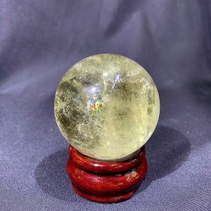 BI CẦU THẠCH ANH VÀNG CHẤT TRONG - CITRINE SPHERE, ĐK: 5.5cm – KL: 234g