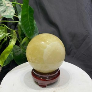 BI CẦU THẠCH ANH VÀNG, ĐK: 9.8cm – KL: 1.314kg