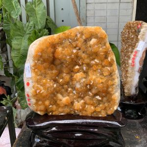 Vỉ tinh thể Thạch Anh Vàng nặng 10.2kg