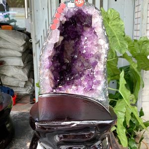 Cặp Hốc đôi Thạch Anh Tím - Amethyst nặng 10.7kg