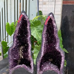 Cặp Hốc Thạch Anh Tím - Amethyst 23-26.7kg