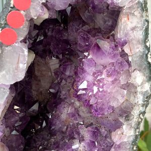 Cặp Hốc đôi Thạch Anh Tím - Amethyst nặng 10.7kg