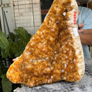 Vỉ tinh thể Thạch Anh Vàng nặng 15.5 kg